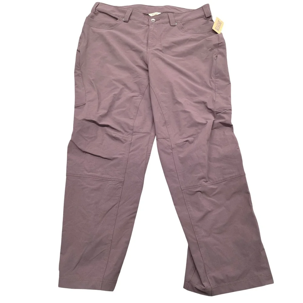 Duluth Trading Co Women Plus Flexpedition Boot Cut Pant Purple 16W x 29 75802